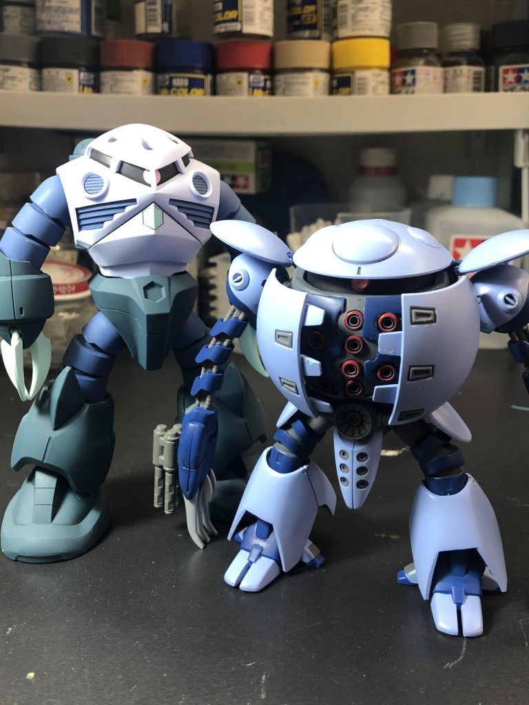 傑作キットズゴックとの大きさ比較です^ ^結構ちっこいんです^ ^