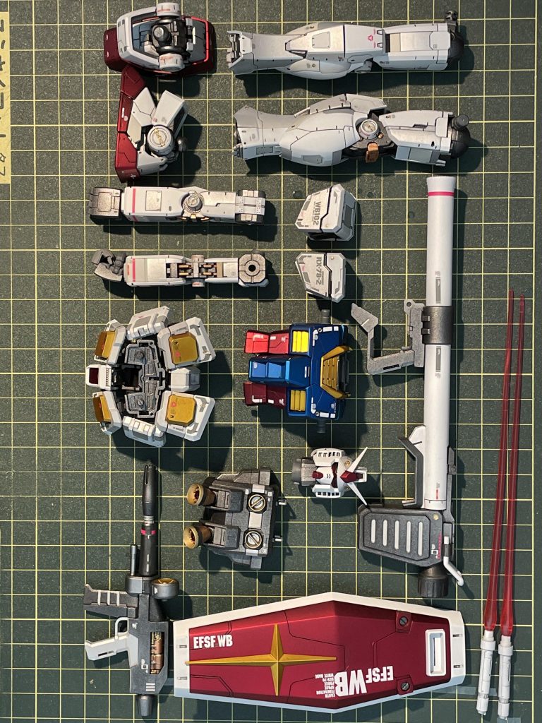 完成直前！興奮最高潮の瞬間でした。閲覧ありがとでした！がんだむさんの次は…あれっすよね。