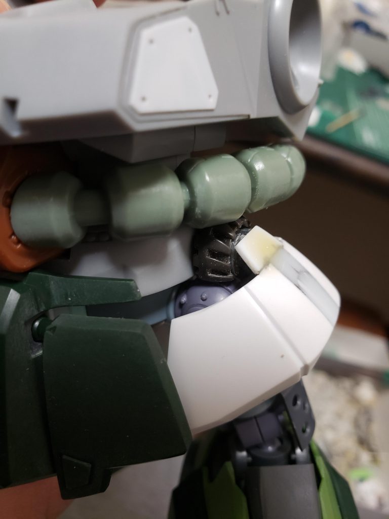 サイドアーマーはキュベレイのものを幅増しして使用