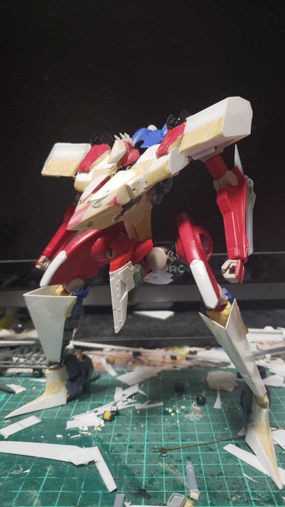 ベースはHGアルケーガンダムを使用。