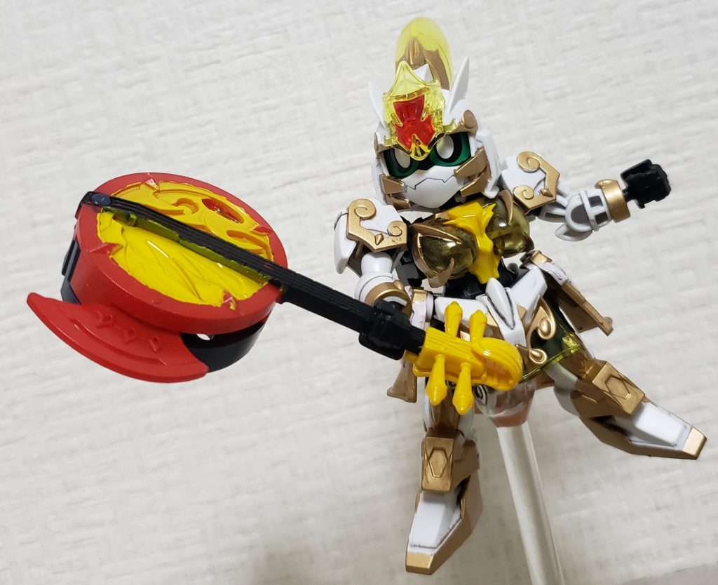 三色響阮(斧形態)カラーレシピ黄 イエロー赤 モンザレッド金 レッドゴールド黒 フラッドブラックスミイレ ブラック