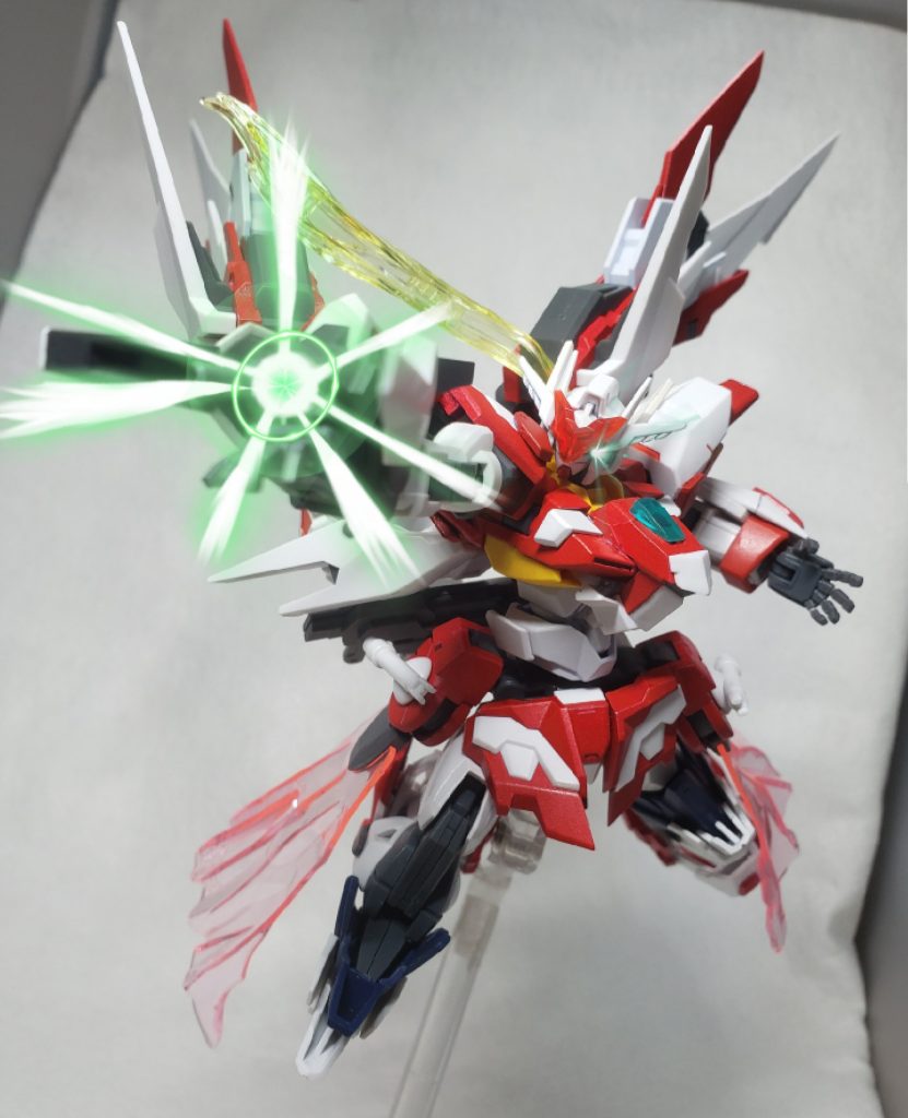 ブンドドショットEXバンカー至近距離、または密着状態から、全ビーム粒子を相手へ叩き込む大技です。威力は言わずもがな、自身への損傷も大きい必殺技です。バンカー技であり必殺技でもあり、ロマン技でもある。皆さん好きでしょう？ちなみに私は大好きです( ˇωˇ )