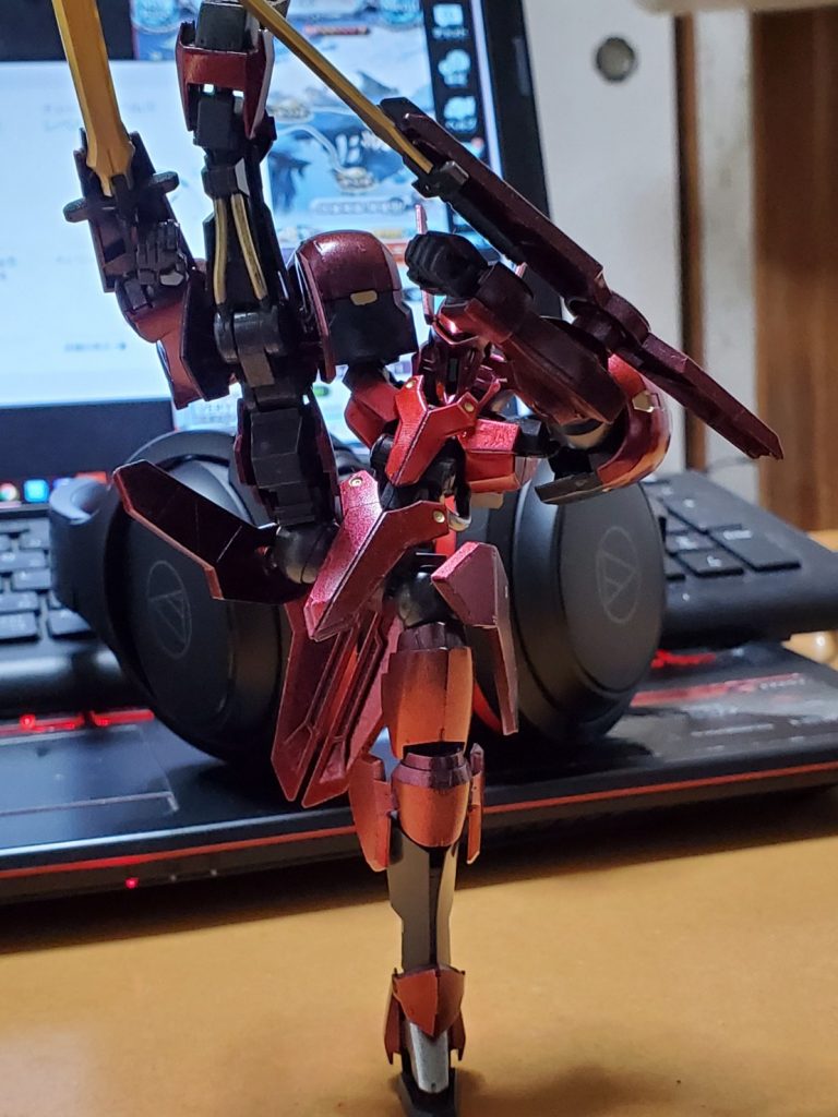 流行りのI字バランスもなんのその！ただグリムゲルデは足裏の面積が狭いのでちょっとバランスとるのが難しいですねｗ