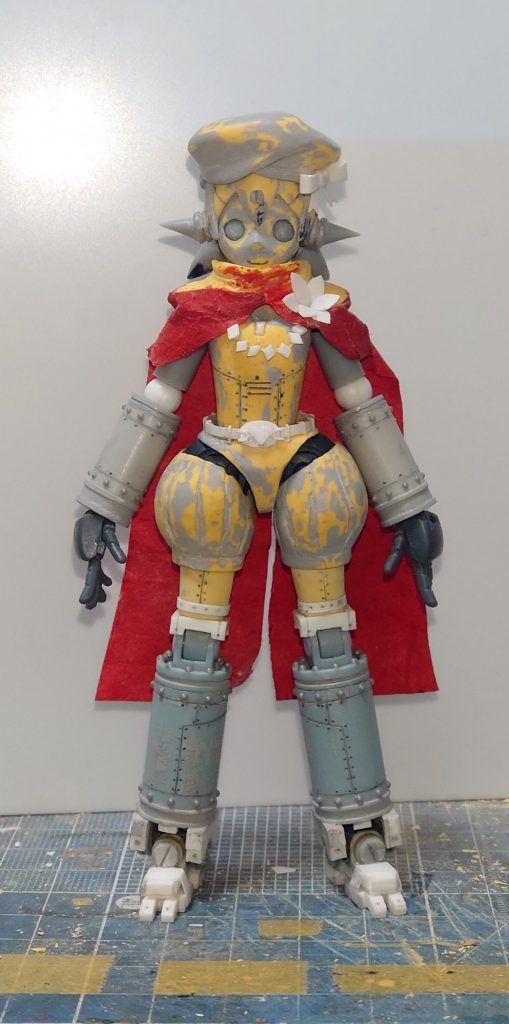 塗装前顔はこの後もちょろっといじりました