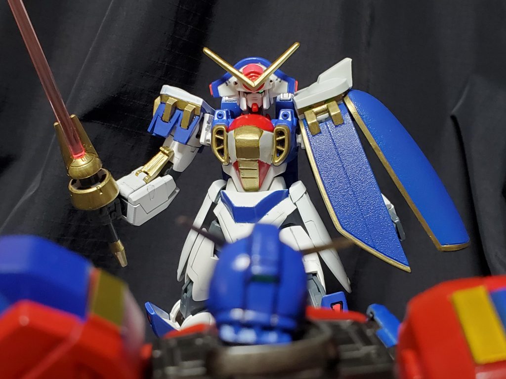 ガンダムファイトの１コマっぽく。写真も上手くならねば。