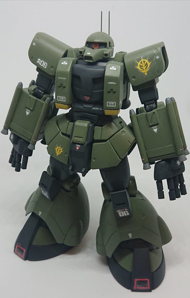 ガンプラ 1/144 ザクZ サイコミュ試験用 ミキシング 全塗装作品