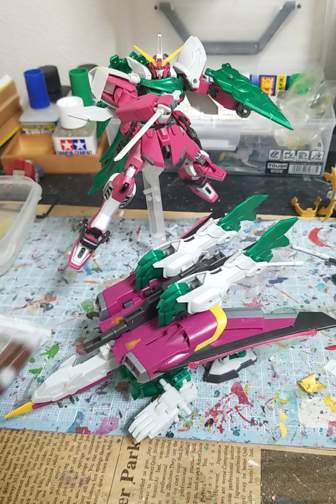 ファトゥムももったいなかったから八鳥とニコイチしてみた(画像は4速歩行だけどこれは没)