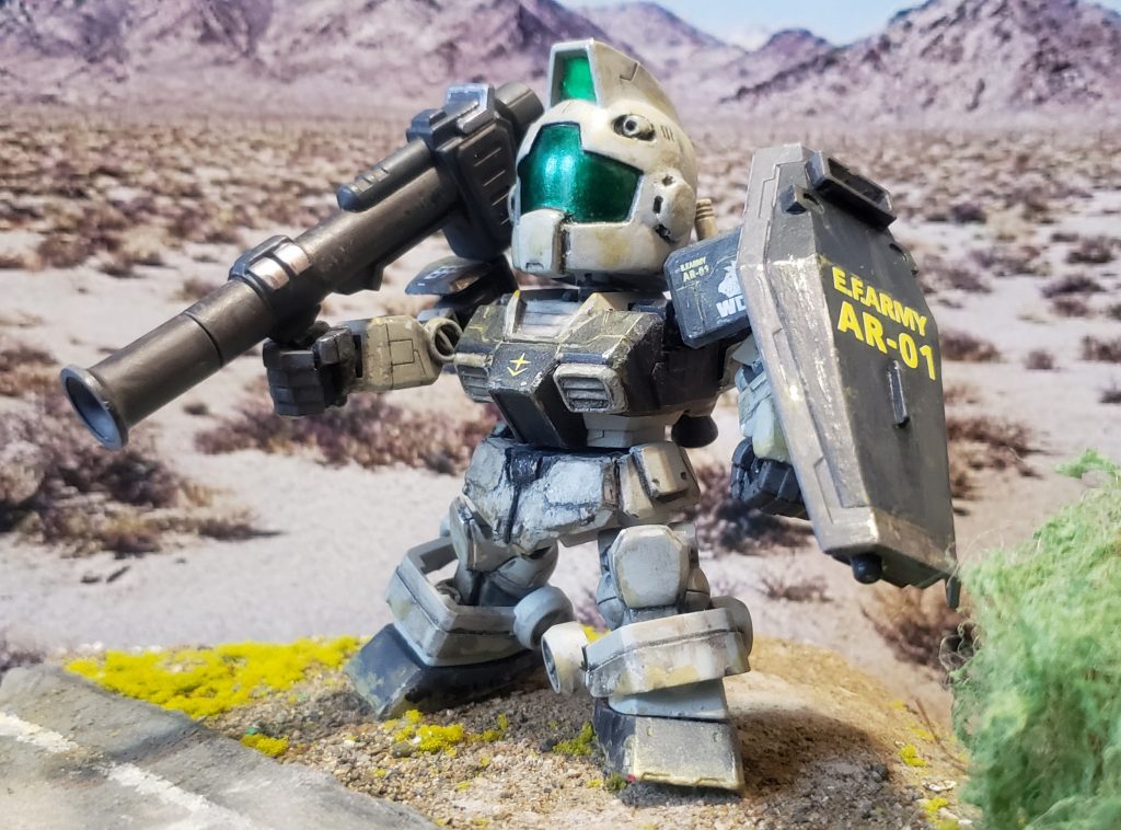 ハイパーバズーカ 本編には登場しませんが、たまにプラモに付いてきたりもするハイパーバズーカ。BB戦士200に付いてきたのでせっかくなので(笑)