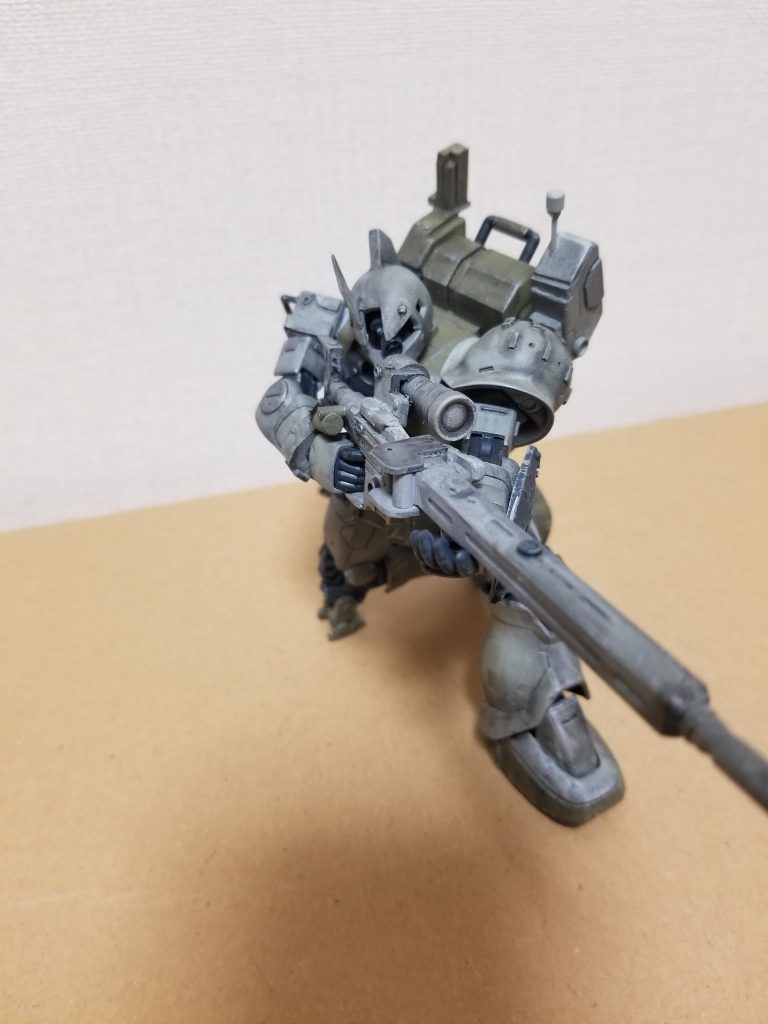 肩をボールジョイントに変更したことにより両手持ち？をしやすくなった