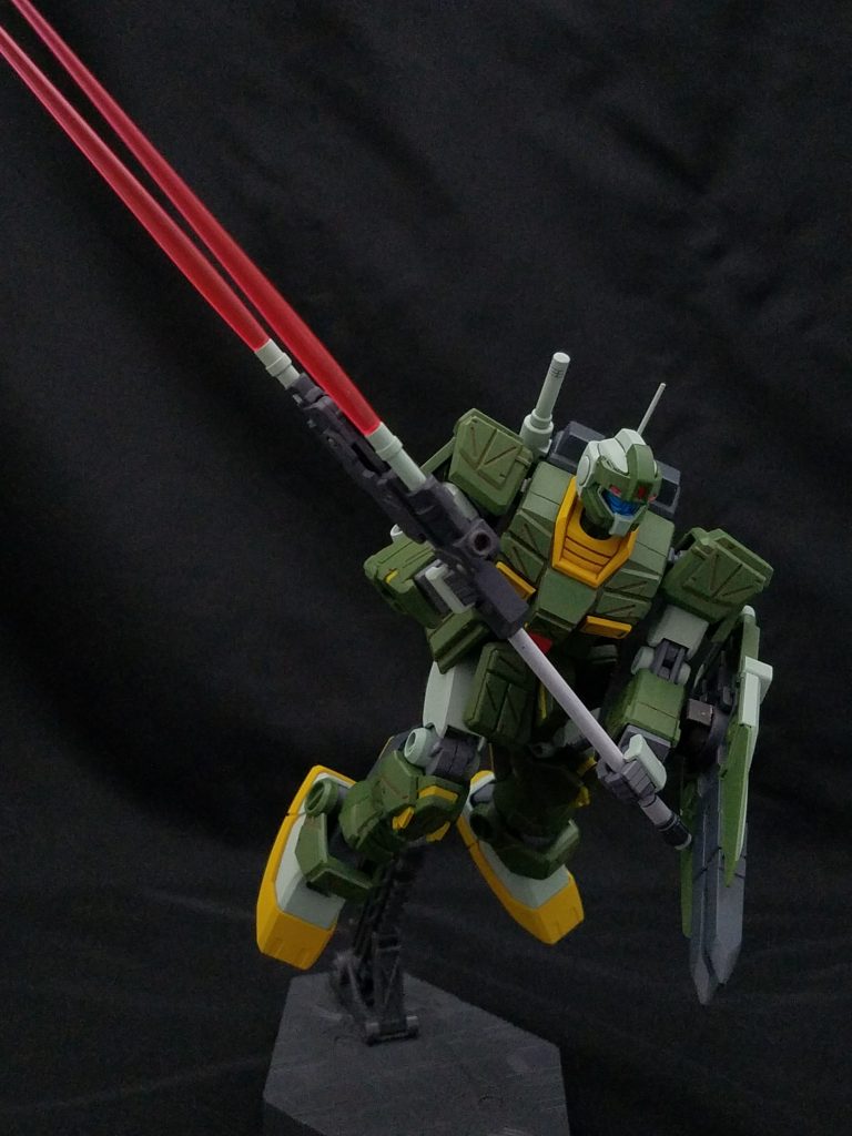 ツイン・ビームスピア、装備。勿論、サイズモードにも変形出来ます。