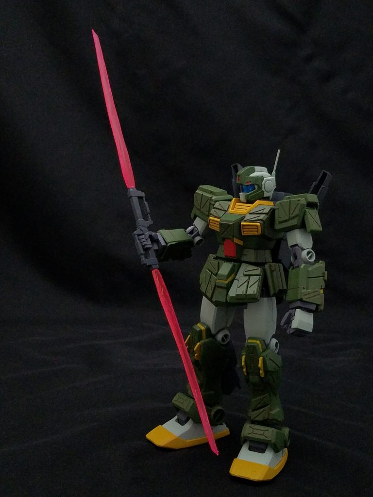 設定通り、連結して両刃剣状態にも出来ます。勿論、ネオジム磁石を埋めてます。