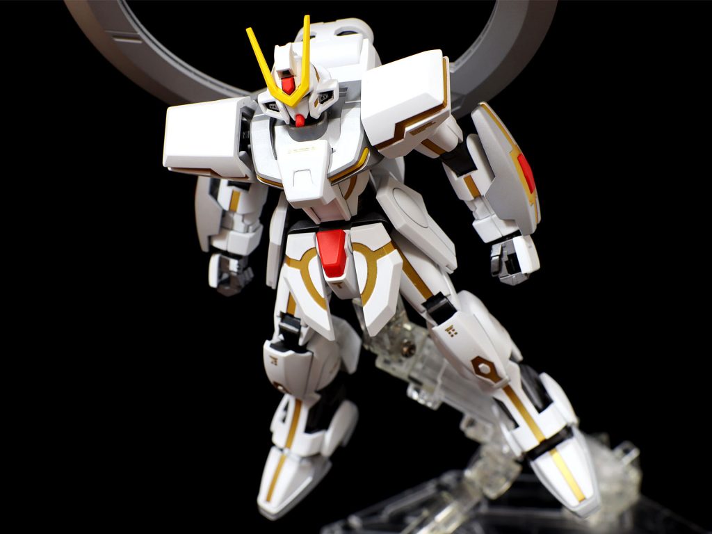 変わったデザインのガンダムだったので、作っていて新鮮でした。