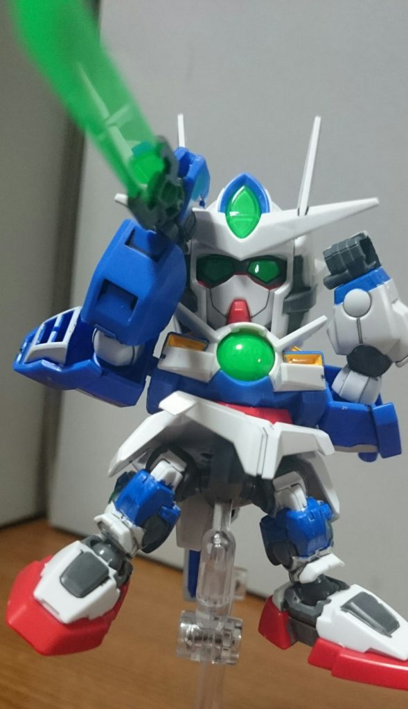 「トランザムッ！」「アヤメ流忍法！」アヤメは量子ワープでウイングゼロの頭上を取る