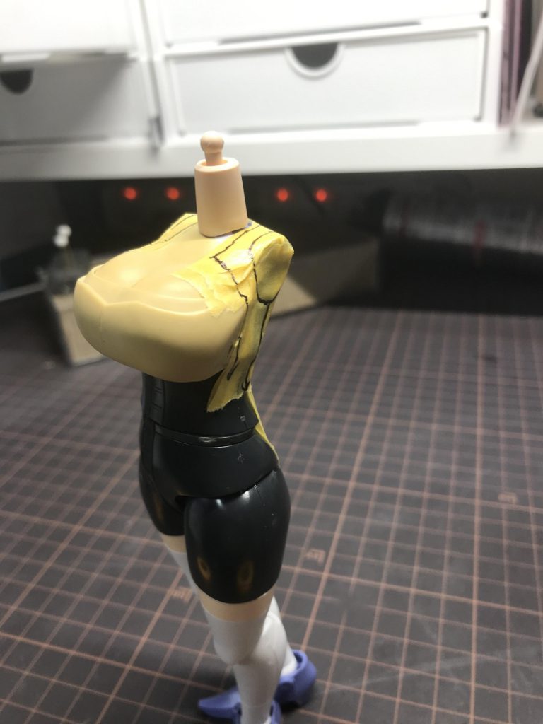 おっぱいの造形は頑張りました