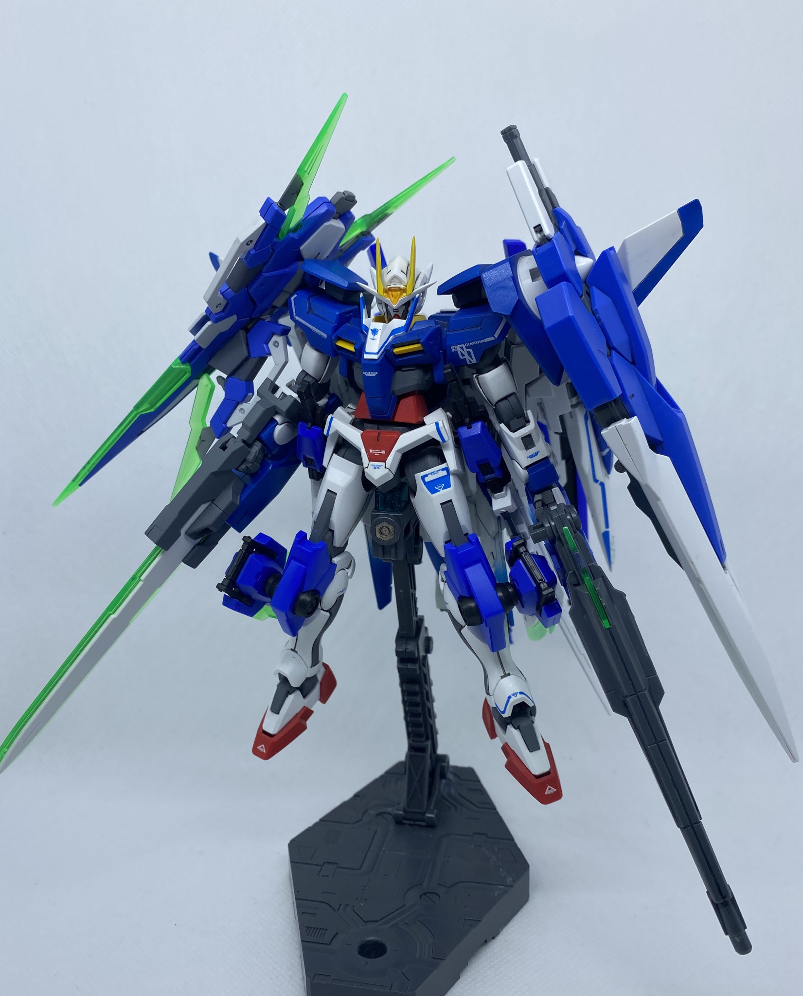 HG ダブルオーザンライザーセブンソード/Gフルセイバー 素組 ジャンク 