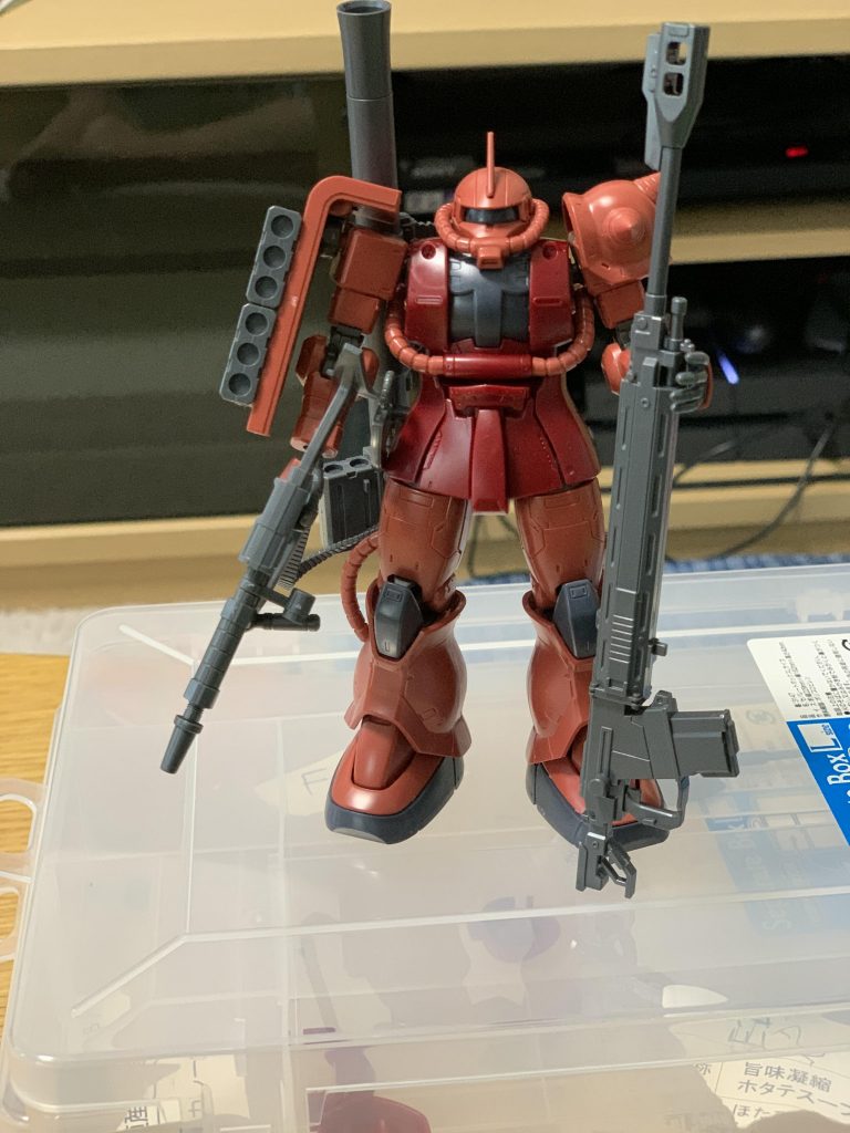 塗装前　やはりカッコイイ‥ジオリジン版の武装が最高にカッコいい！！