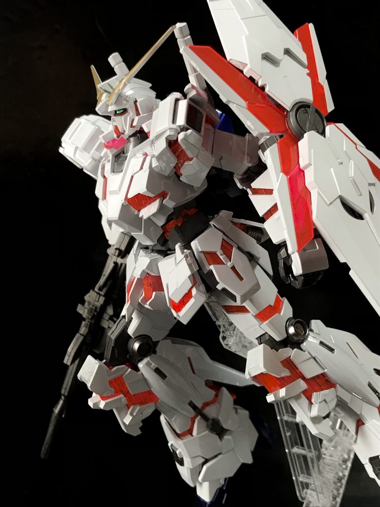 覚醒後の緑も良いですが、NT-Dの攻撃的な赤も、やっぱり萌えます!(^^)