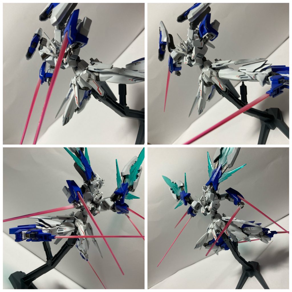 リミッター解除!!タイタスのように全身からビームサーベルが!この機体は火力も防御力も高いですが最大の弱点は継続戦闘能力の低さです!ただそれを補えるヴァイセローゼンの形態です!