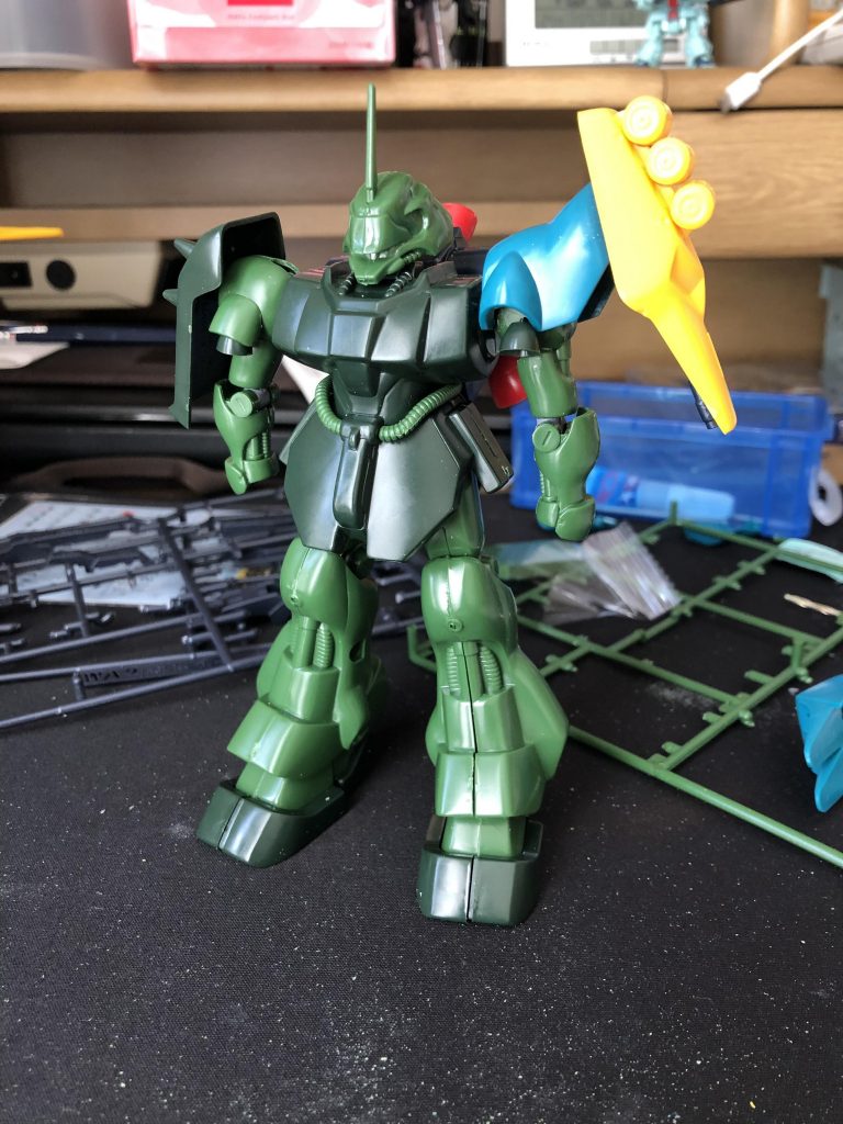 仮組み。ここから塗装します。