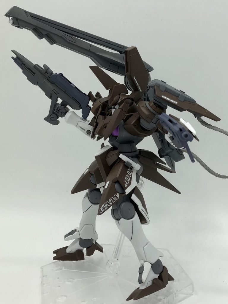 GN-X の装備も搭載させています！装備が盛れるのは、ニコイチの良いところですよね✨