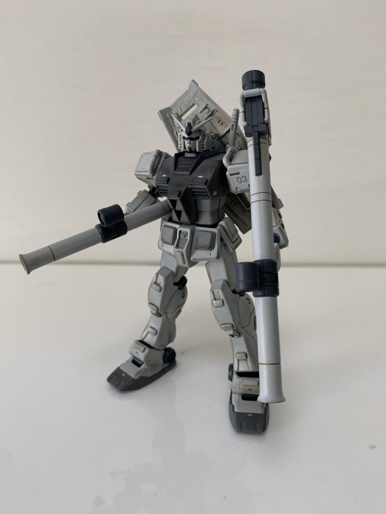 G-3ガンダムといえばダブルバズーカですね。バズーカはoriginガンダムのものを使ってます。