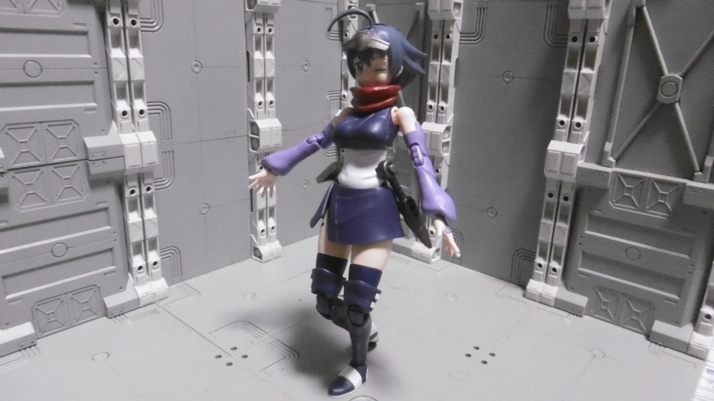 元のダイバーアヤメ自体が台座なしでも自立し易く、忍び足の表現も出来そうですね。首から下はアヤメそのままなので、もしかしたらアヤメさんがナミに変装しているのかもしれません。