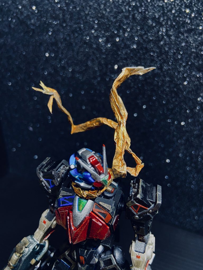 マフラーはアルミホイルにメタルプライマーしてクリアオレンジ、クリアイエロー後のつや消しです。くすませたかったので、あえての湿度高い日のつや消しトライ。どうでしょう?