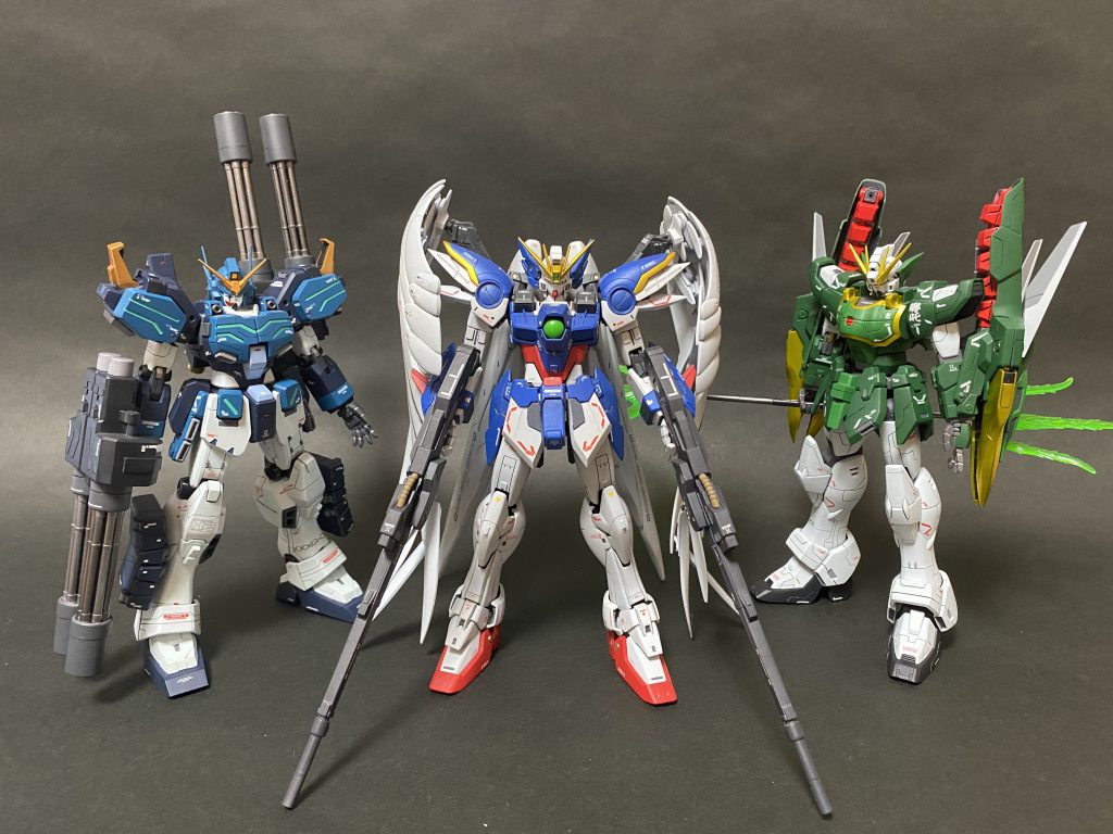 これで三機目、次はサンドロック改で会いましょう。塗装中の動画撮ってたけど、出す事はないでしょう。