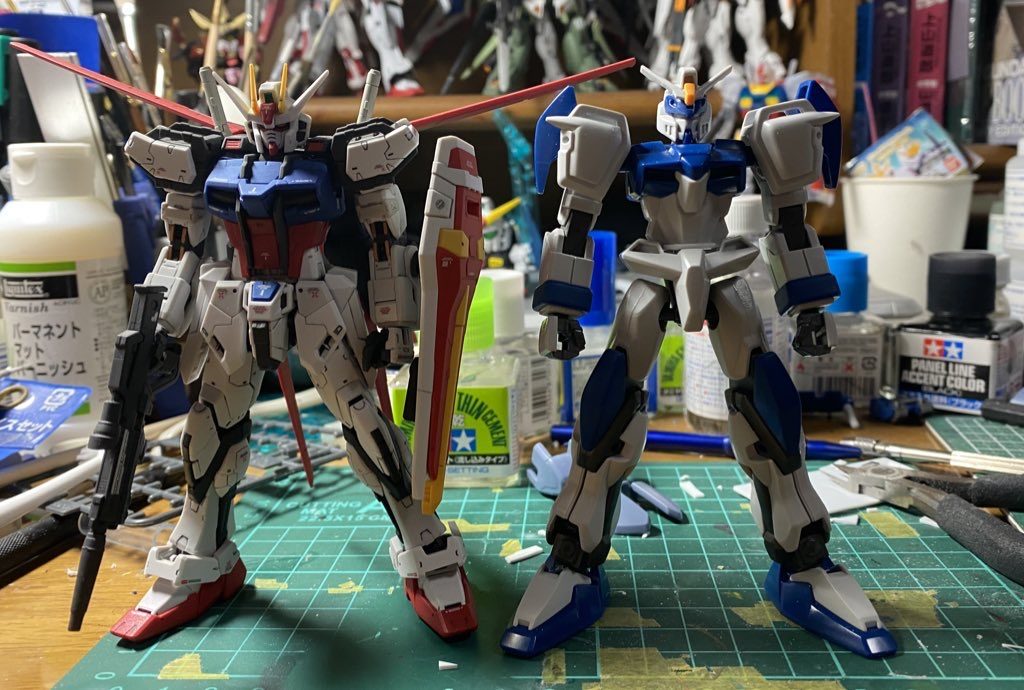 RGストライクと同じくらいの身長になりました( ^ω^ )