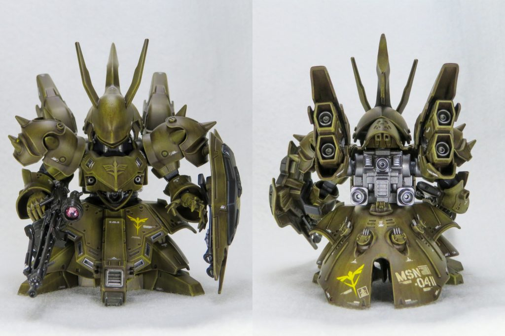 肩アーマーは、HGUCギラ・ズール(アンジェロ機)から流用。