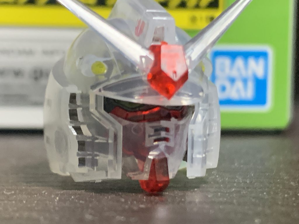 頭完成。シール貼り忘れていてあとで貼りました