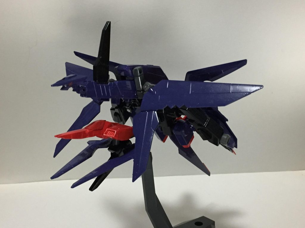 強化ユニットのアンブレラブースター。独立状態を無理やりですが、それっぽい感じに接続。こちらは東方の小傘が持っている「傘」をイメージして作りました。