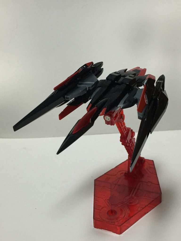 支援気のD（ドラキュラ）ライザー。枚数が多いので、合体時の方は後ほど。オーライザーも羽ですが黒だけじゃ足りないと思い赤を付け足しました。これでレミリアっぽくはなったと思っています。