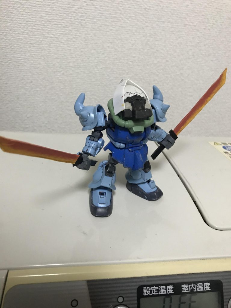 プラ板で大まかな当たりをつけて