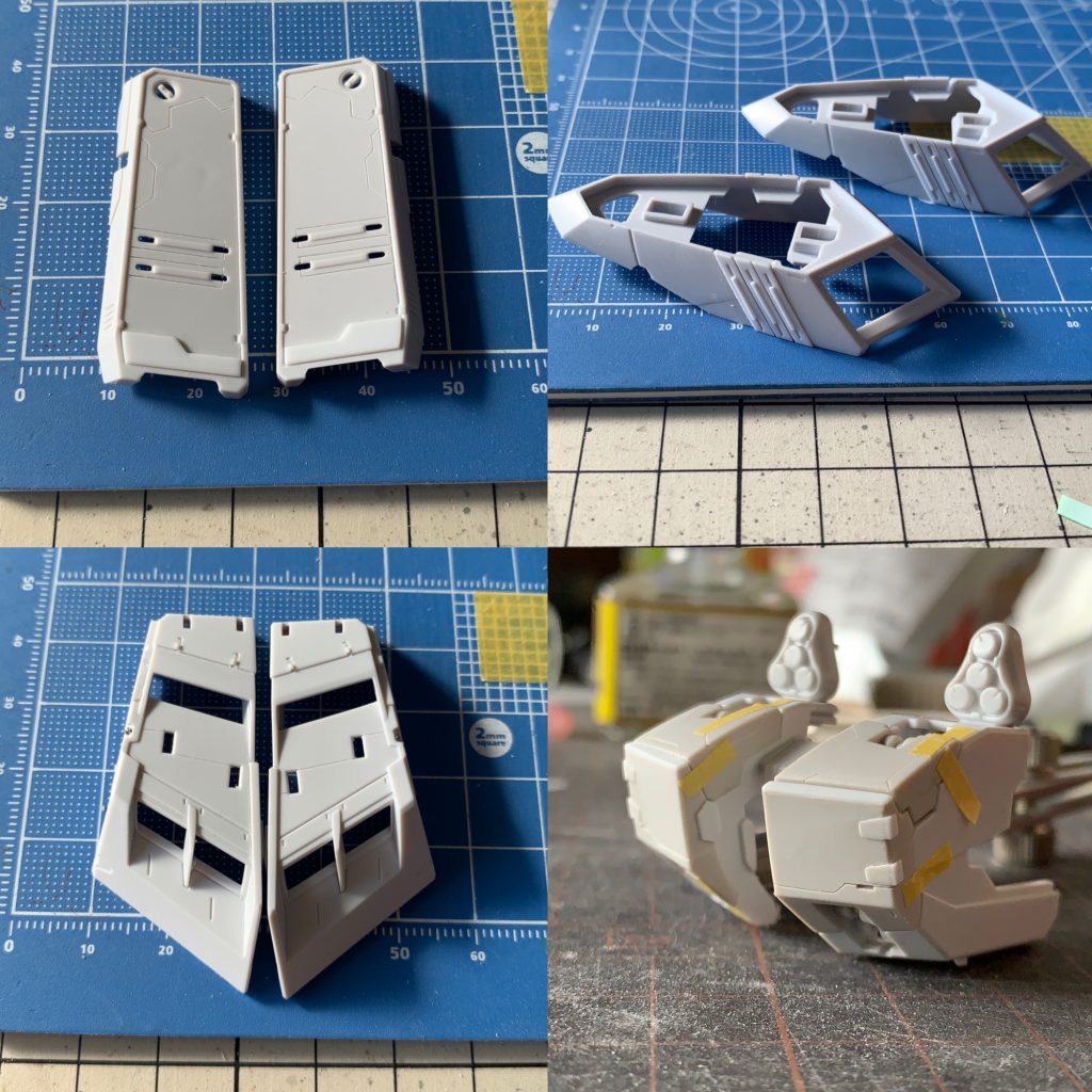 モールド追加やプラ材でディテール追加