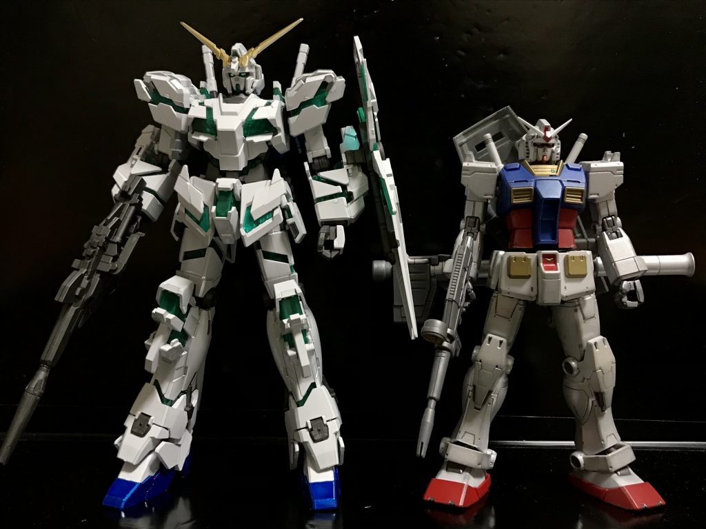 ふとRX-78と並べてみると… 巨大です！