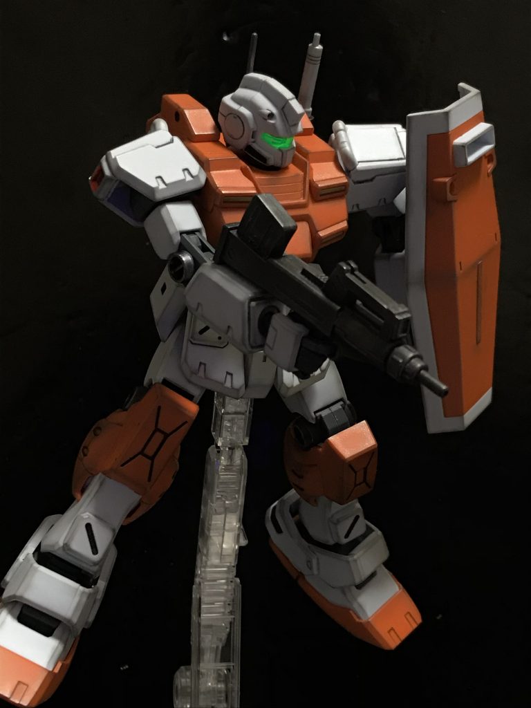 トリントン基地での模擬戦にて、ウラキやキースたちのザクを圧倒するアレン中尉のジム。