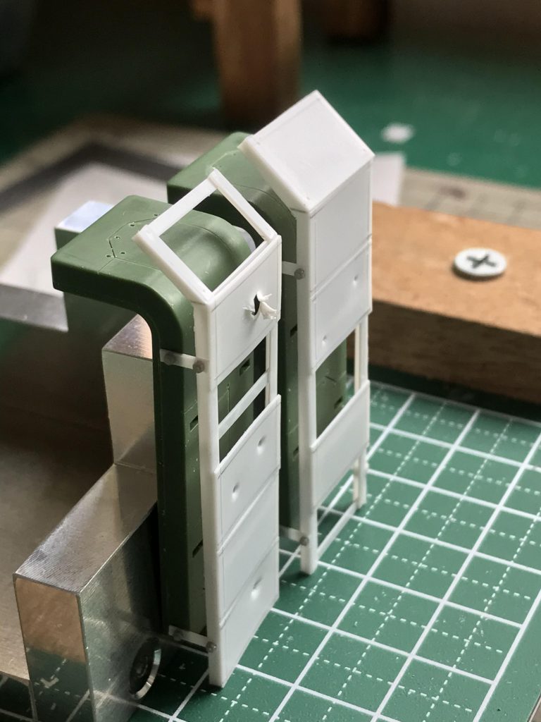 プラ板で複合装甲製作