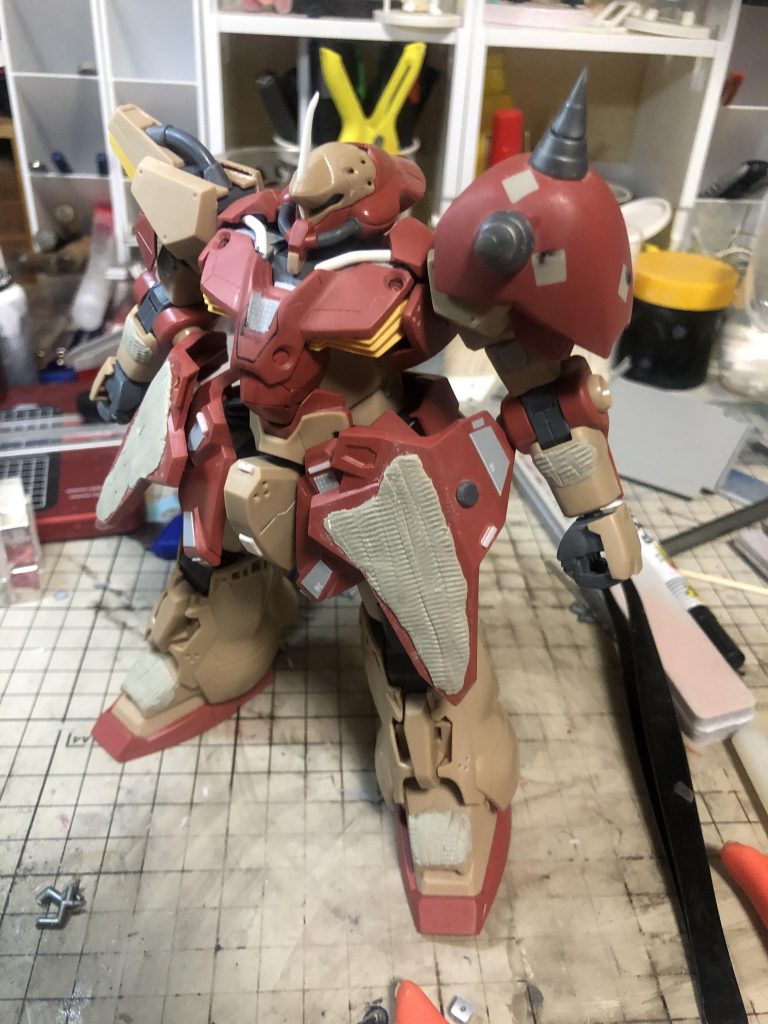 市販パーツやプラ板を使いつつ、ディテールUPしました(=´∀`)