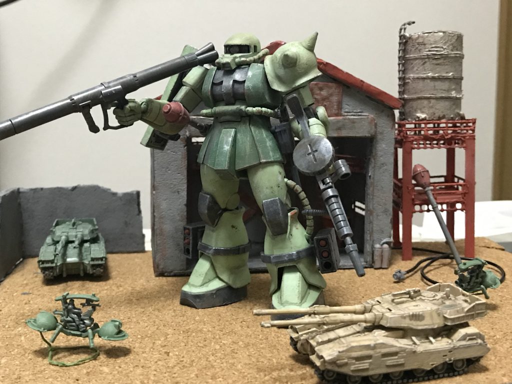 キットの付属品全部寄せ集めジオラマ