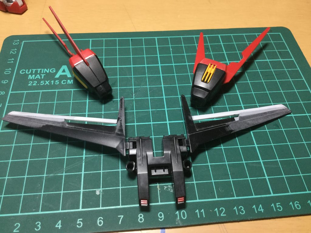 バックパックは大幅に改造しました。