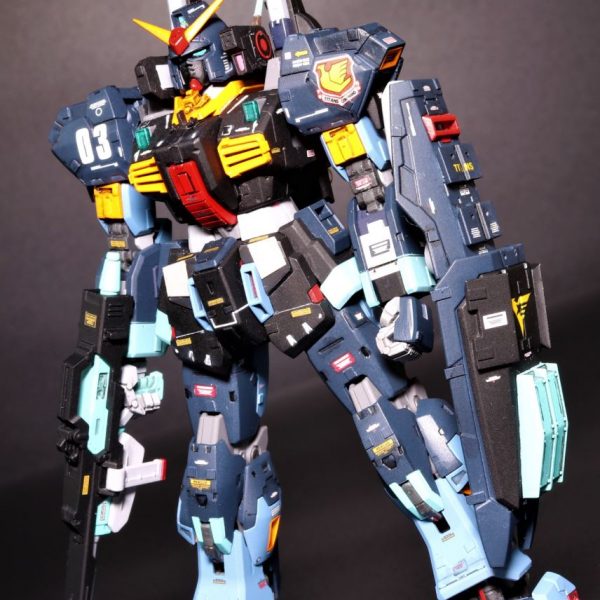 RGガンダムMk-IIティターンズ 【簡単改造】エバーグリーンのプラ板工作 RG1/144 GUNDAM Mk-II Titans