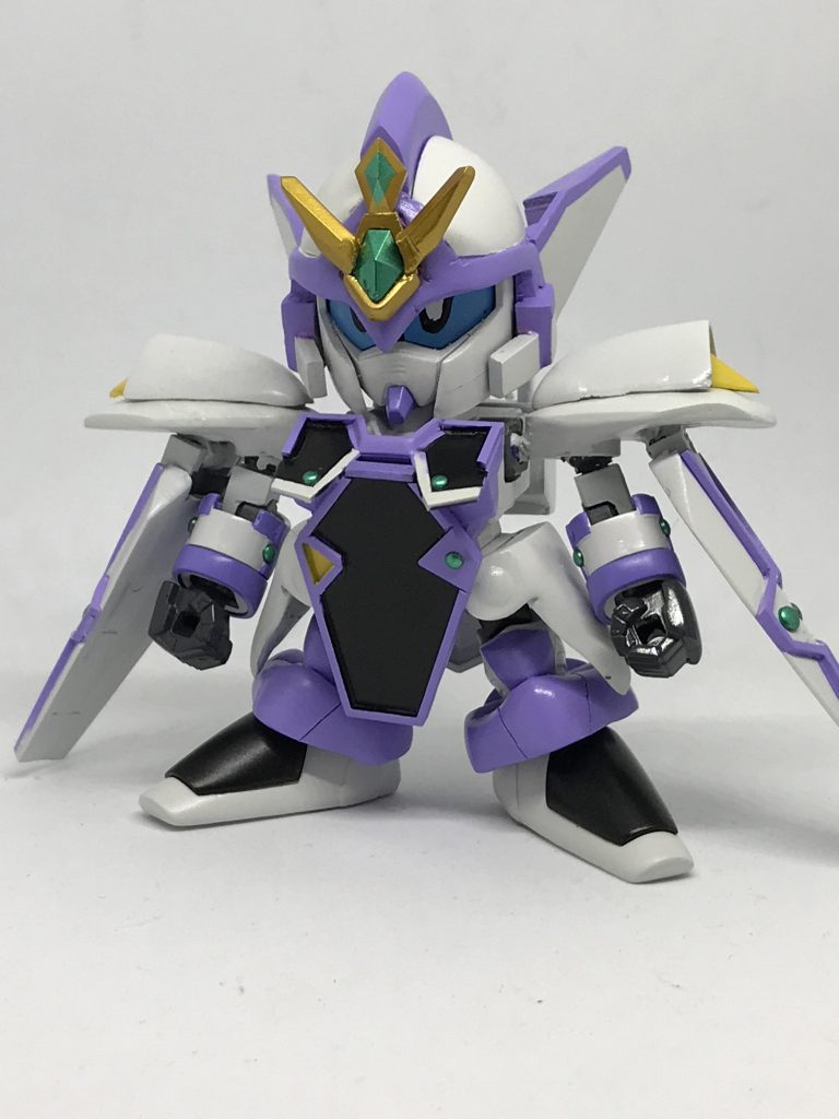 胴体は主に武者とプラ板、肩はHGマスラオとジンクスⅣのパーツを使いました