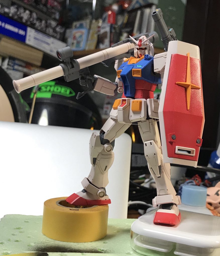 足掛けポーズ良いなぁと確信した仮画像です。