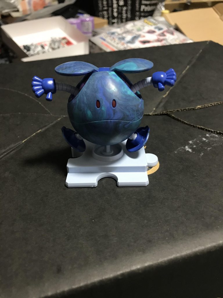 ハロプラをマーブリング塗装してみました。