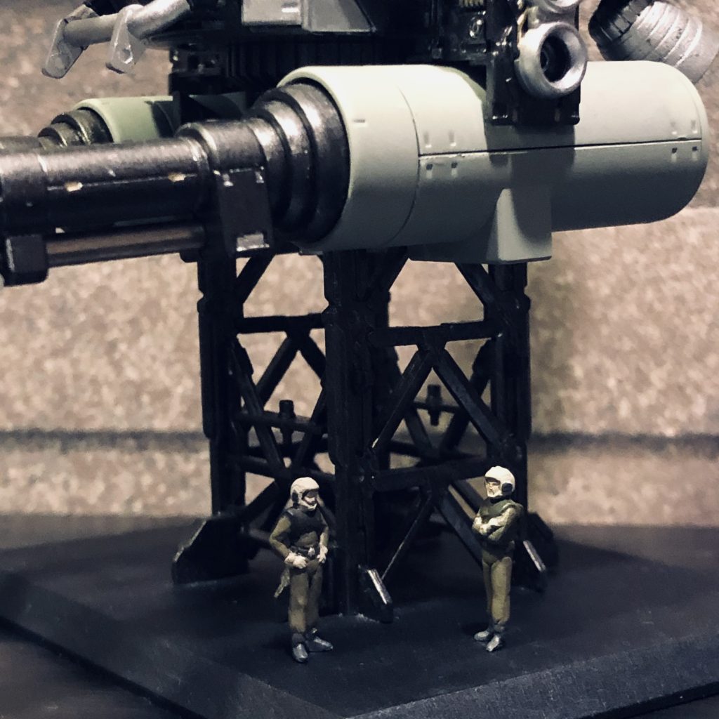 作業員。面相筆＆爪楊枝で塗装。