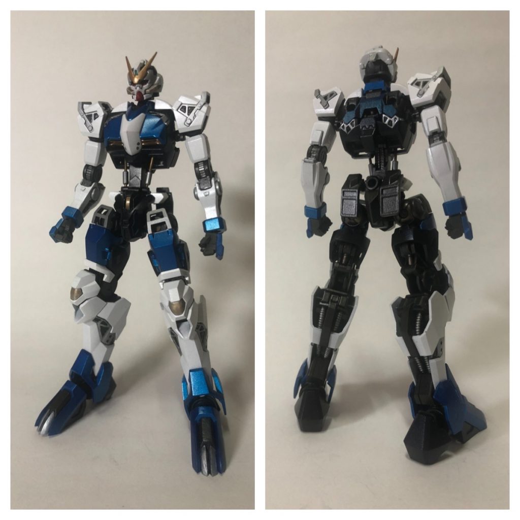 ダンタリオン本体は前作とほぼ同じ加工です。新規に胴シリンダーを真鍮線で作り直しました。塗装は主に黒サフを吹いて白はパールホワイト、他はメタリック塗料を用いました。