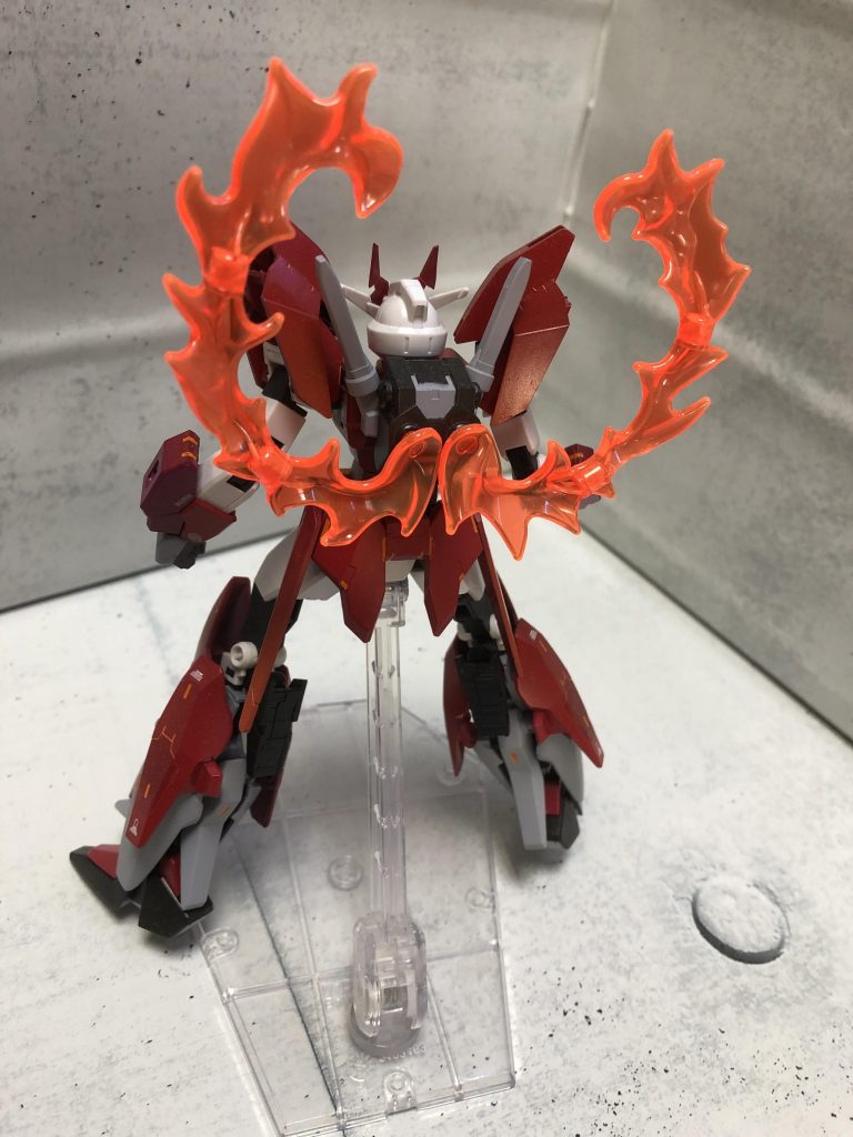 炎をイメージしているのでビルドバーニングからエフェクトを拝借しました。