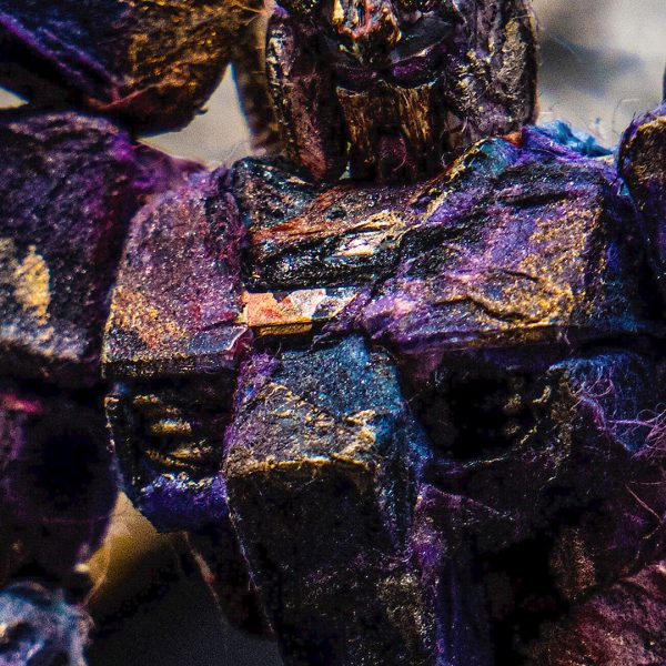 和紙で全塗装、しわのあるガンダム。