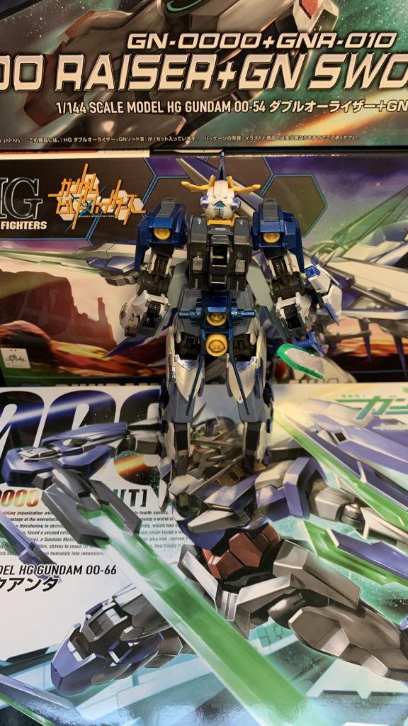 後ろライトニングのからダブルオーの世界観ぽく変えました